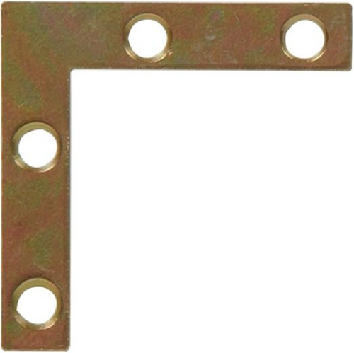Hillman Hardware Essentials Brackets Flat Corner Brace 852200 2” 4PC - Picture 1 of 3