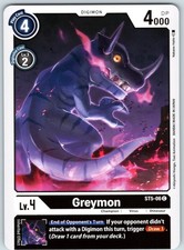 Greymon Common Starter Deck 05: Machine Black Normal ST5-06 C NM