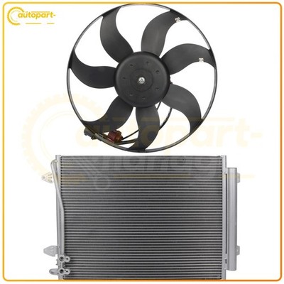 Electric AC Condenser Cooling Fan Kit For 2009 2010 2013 Volkswagen CC