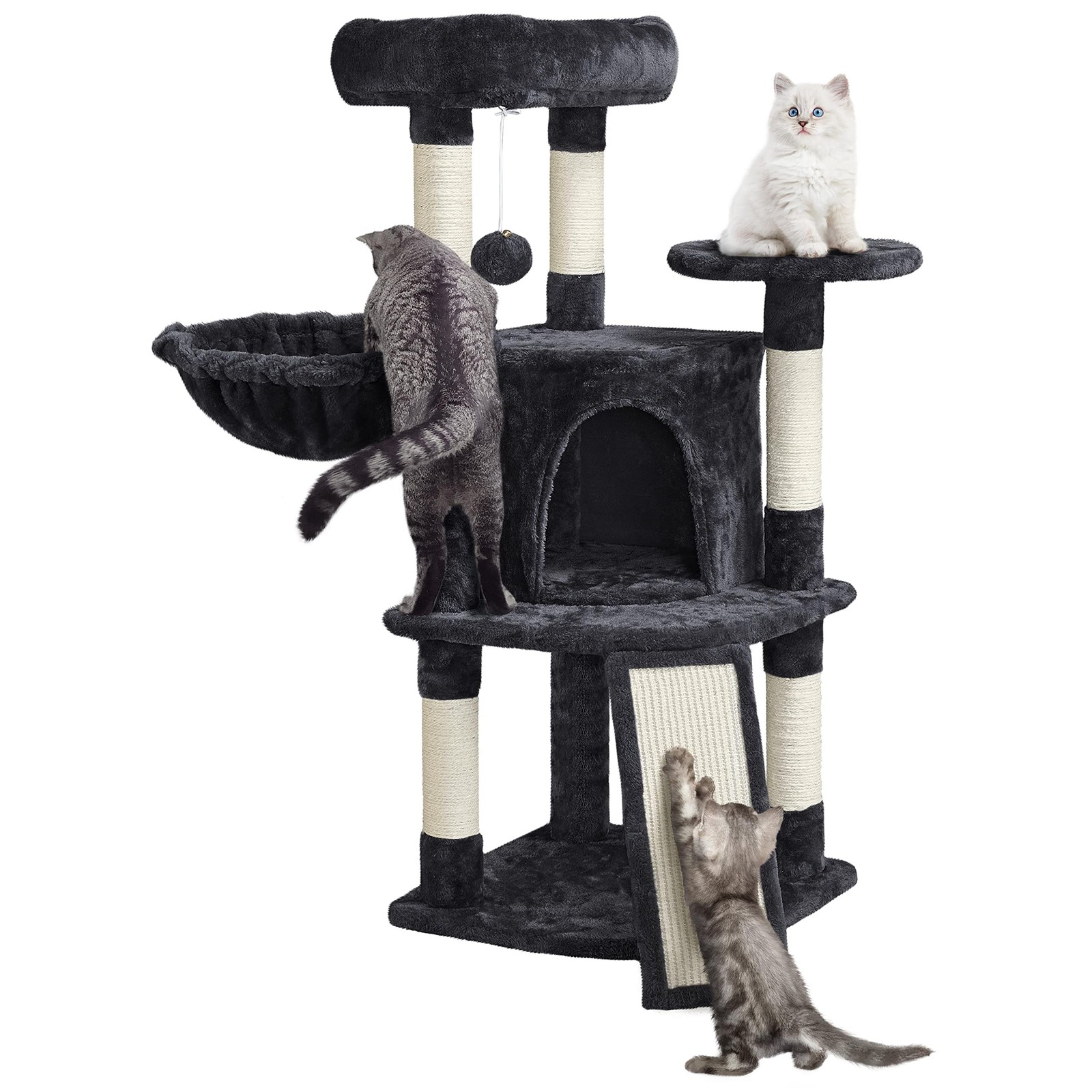 Yaheetech Cat Tower Moderna: Albero Tiragraffi con Design a Grotta
