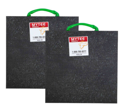 2Pk 15''x15''x1.5'' Outrigger Pad w/ Ergonomic Handle Pad for RV, Crane, Wrecker