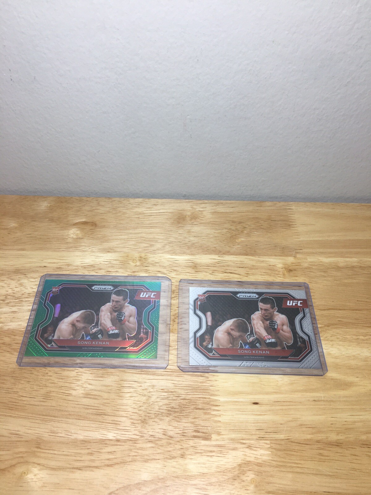 2021 Prizm Rookie UFC Green #167 Song Kenan - Welterweight + Prizm Base #167!