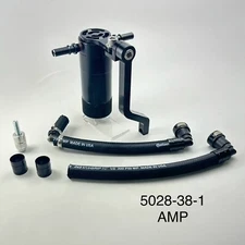 For 05-10 Dodge 6.1 SC Oil Catch Can Separator Plug N Play Z Bracket Technology