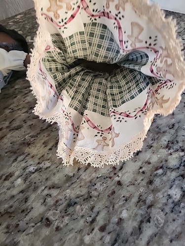 Guardian Angel And Farmer Handmade Black African Americana Doll Cloth Set - Picture 7 of 9