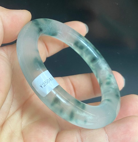 Certified Green 58MM Natural A Jade Green jadeite Bangle Bracelet 2988 - Picture 7 of 7
