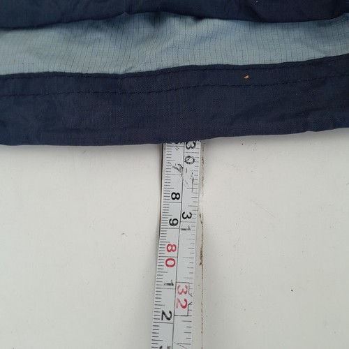 LE COQ SPORTIF Jacke mittelblau Herren Mantel mit Kapuze Anorak 1/4 Reißverschluss - Bild 5 von 10