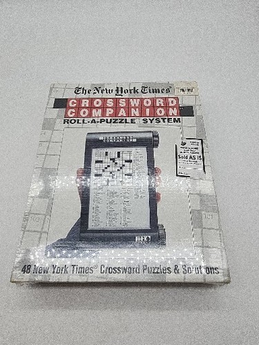 The New York Time CROSSWORD COMPANION 48 Puzzles Roll A Puzzle System New