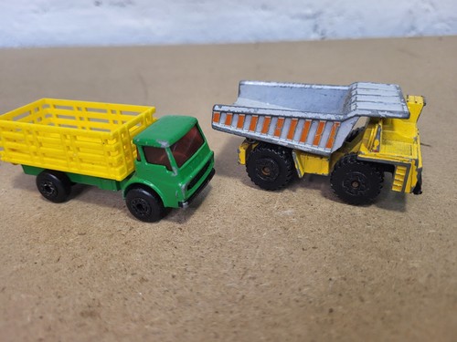 Matchbox Superfast Cattle Truck + Dump Truck Bundle