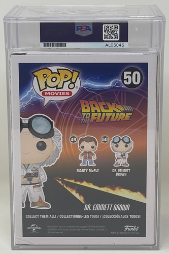 CHRISTOPHER LLOYD Signed DR EMMETT BROWN Back to The Future FUNKO POP Figure PSA - Picture 5 of 8