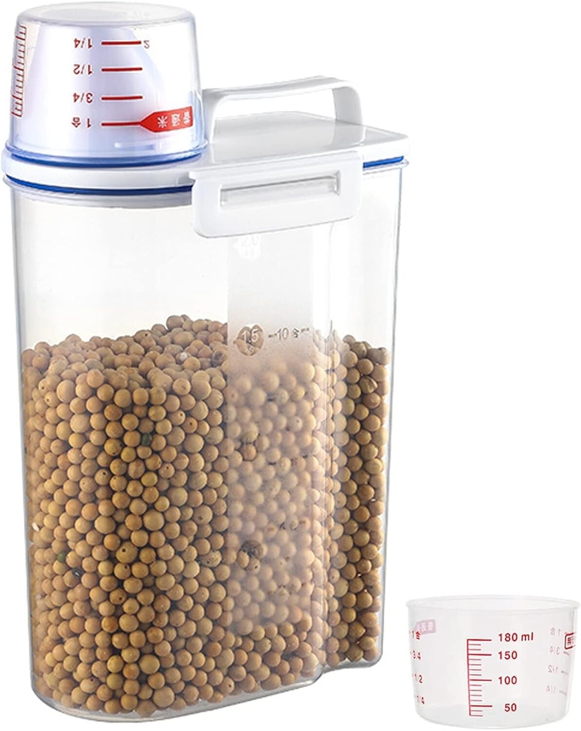 Vorratsdose mit Dosierer 1L aus PP – Luftdicht und ideal für Lebensmittel