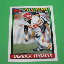 1991 Topps Football Card Derrick Thomas #143
