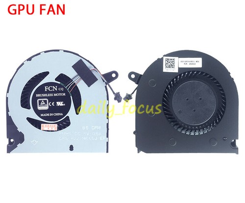 NEW For DELL G5 SE 15 5500 5505 G3 3500 PC01D F3DF0 CPU GPU Cooling Fan Cooler - Afbeelding 2 van 6