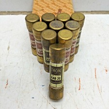 BUSSMANN BUSS KAB 20 TRON RECTIFIER FUSE 20 AMP 250VAC LOT of 10 