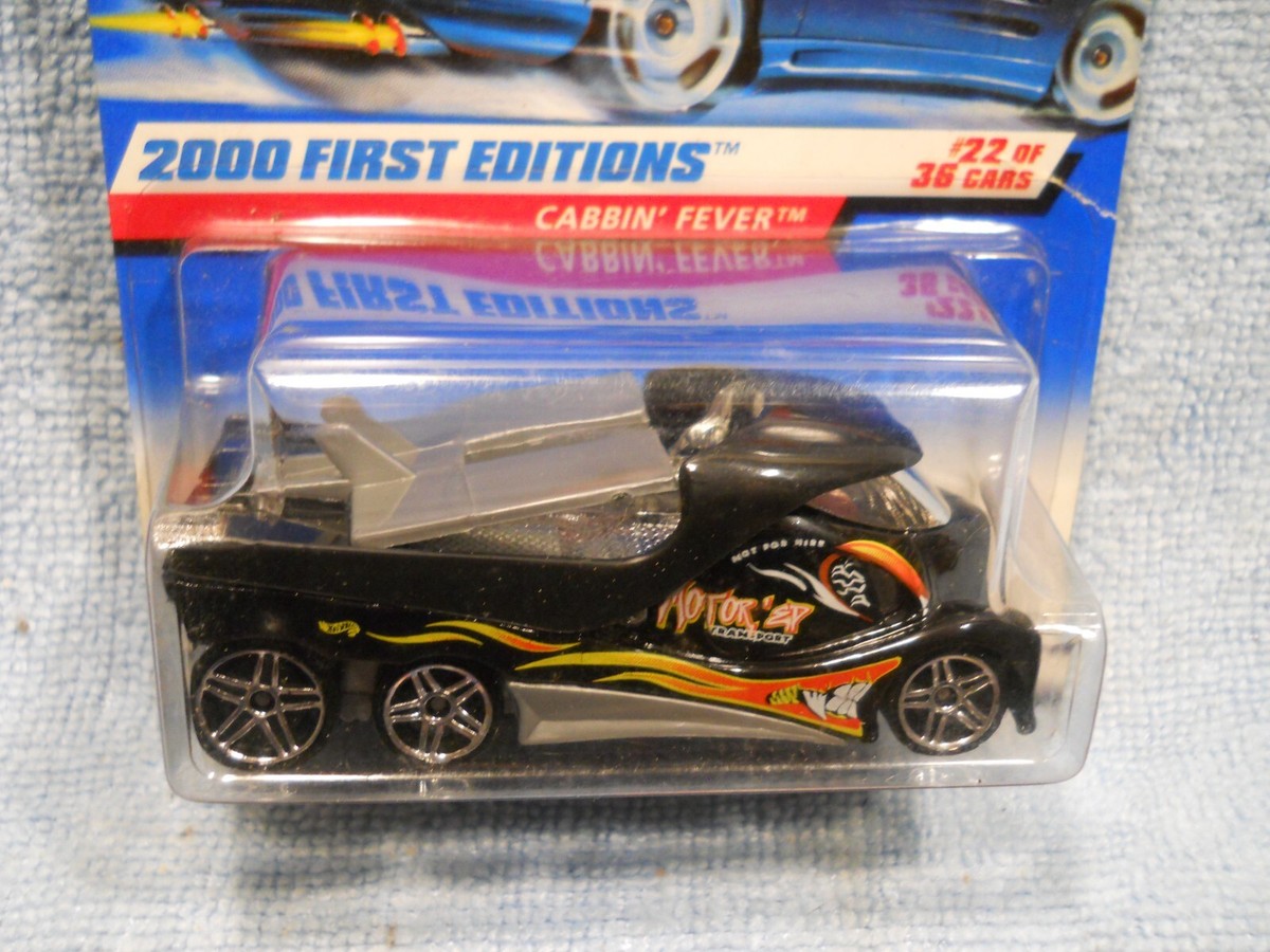 Hot Wheels 2000 #82 First Editions 22/36 CABBIN' FEVER Black