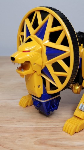 2003 Power Rangers Ninja Storm Deluxe Lionzord - coda mancante - senza sfera di potere - Foto 8 di 22
