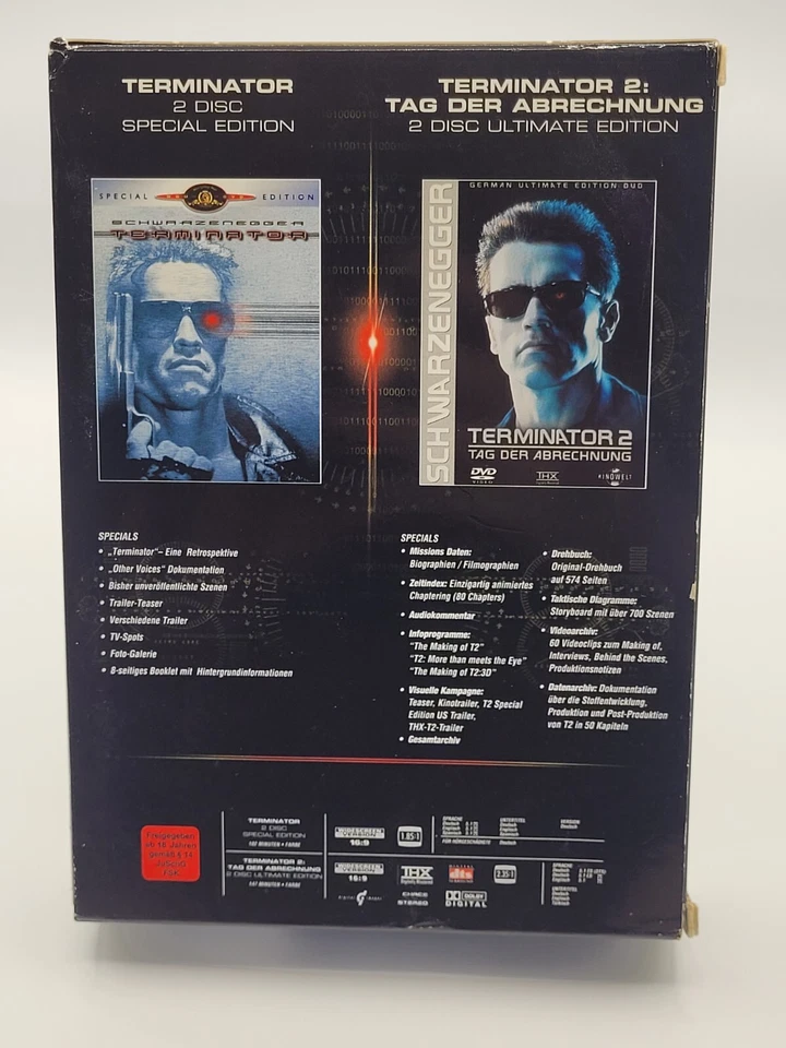 Terminator Collection - Terminator 1 & 2 / DVD FSK18 ULTIMATE EDITION - Bild 2 von 3