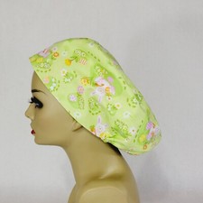 Easter, European Women Scrub Hat, Surgical Cap,  Nurses Hat, Medical, USA Made