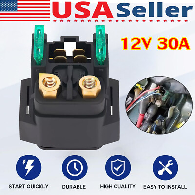 Starter Solenoid Relay For Yamaha ATV YFM 350 400 450 660 Raptor Grizzly Kodiak Wolverine Big Bear 2003 2004 2005 2006 2007 2008
