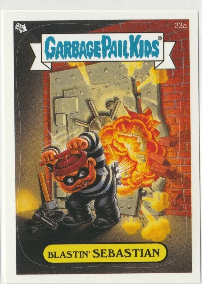 Blastin Sebastian 23a Garbage Pail Kids 2005 All New Series 4 ANS4