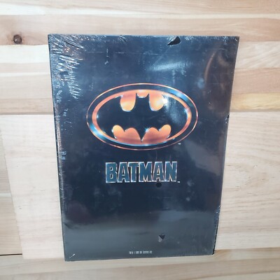 Batman 1989 Movie Giant Poster Book Keaton Joker VINTAGE Factory Sealed NICE!