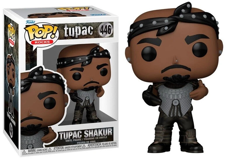 TUPAC SHAKUR CALIFORNIA LOVE 3.75" POP ROCKS VINYL FIGURE FUNKO 446 IN STOCK