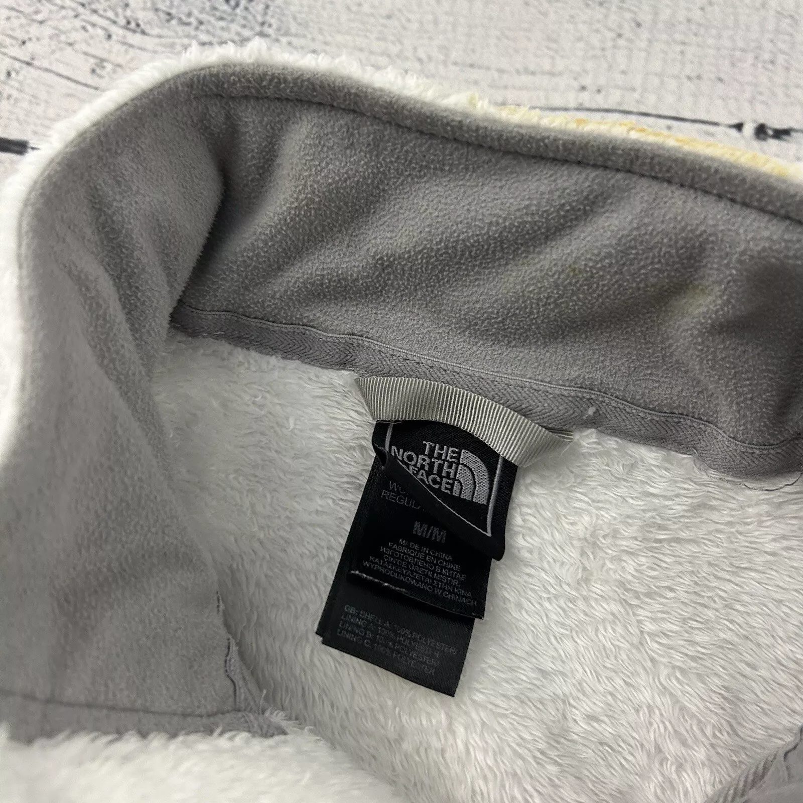 north-face high pile fleece jacket