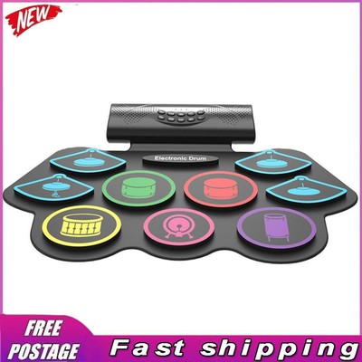 Electronic Drum Set Electric Drum Pad Xmas Birthday Surprise for Kids and Adults
