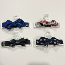 The Childrens Place Bow Tie Superhero Plaid Polar Bear Toddler Boys 24m - 4T new