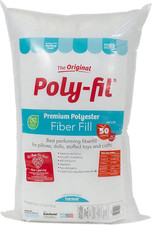 Poly-Fil Premium Polyester Fiber Fill by , 50 Oz Bag