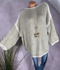 NEU weicher OVERSIZE Pullover Italy  Wolle Mo...