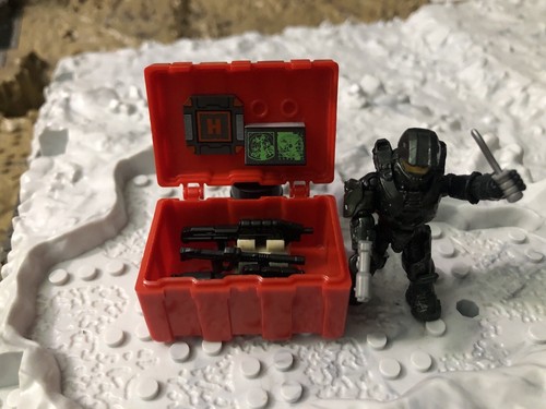 Halo Mega Bloks Construx and Other Block Compatible 3 X Large Utility Case Green - Picture 6 of 11