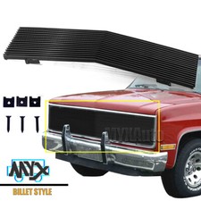 Fits 1981-1987 Chevy GMC Pickup/Suburban/Blazer/Jimmy Black Billet Grille Grill