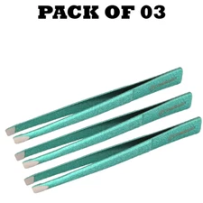 Forgica Professional Stainless Steel Plain Color Tweezers