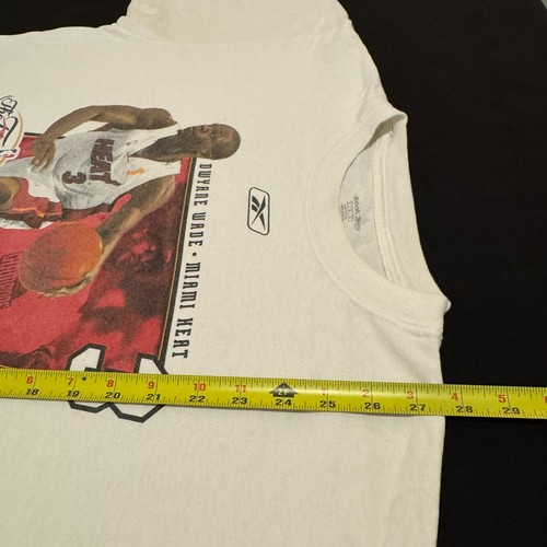 Vintage Reebok Miami Heat Dwayne Wade 2006 NBA Finals MVP T Shirt Mens Medium - Picture 9 of 9