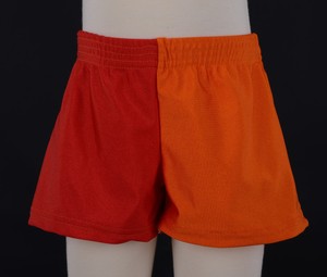Football Gym Sports Boys White Nylon Lycra Square Cut Gymnastics Shorts