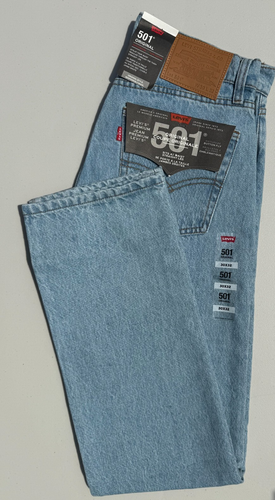 Levis® 501 Mens Denim Jeans Original Fit bottoms Straight Leg Pants Jean NEW - Picture 17 of 28