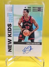 2022-23 Panini Chronicles Christian Koloko #6 New Kids On The Court Autographs