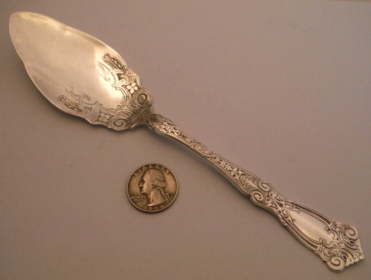Wallace BERAIN Ornate Antique Sterling Silver 8.25" Jelly Cake Server