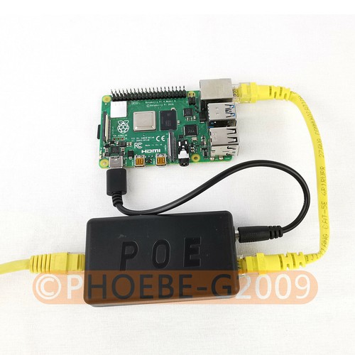 5V 5.1V 4A Active PoE Splitter for Raspberry Pi 5 RPi5 4B USB TYPE C Gigabit - Picture 6 of 8