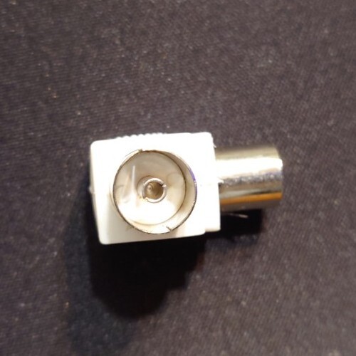 Thumbnail - Düwi Art. 07565 Verteiler Eckstecker Antenne Tv Weiß Männlich Und