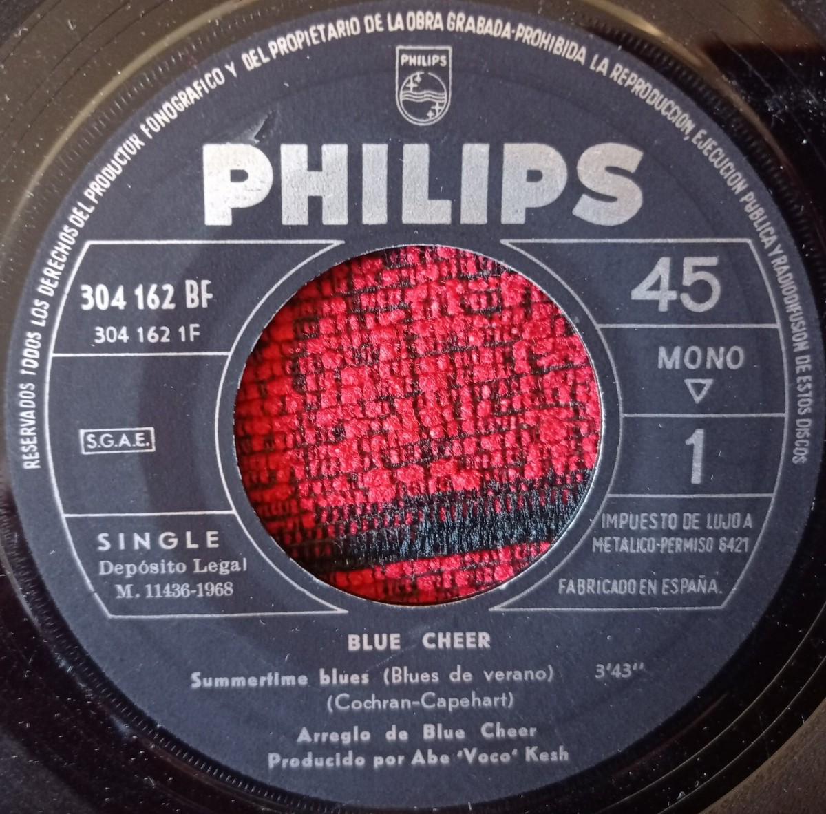 Blue cheer LP レコード PHILIPS Blue Cheer – Blue Cheer – Vinyl (LP, Album, Stereo), 1970