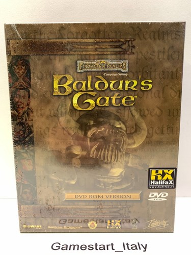 BALDUR'S GATE EDIZIONE CARTONATA 1998 BIG BOX PC - NUOVO SIGILLATO VERSIONE ITA