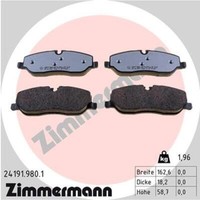 Zimmermann BremsbeläGe Bremsbelegsatz Vorne FüR Land Rover Range Discovery IV