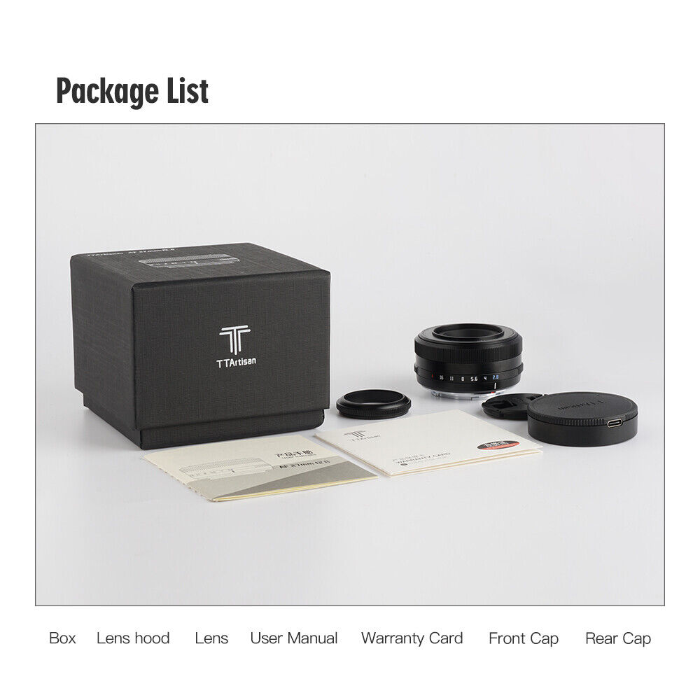 TTArtisan 27mm F2.8 APS-C AF Lens for Fujifilm Fuji FX X TTArtisan 27mm F2.8 APS-C AF Lens for Fujifilm Fuji FX X