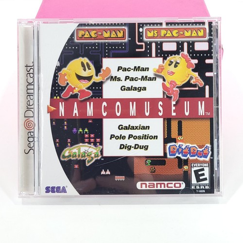 Namco Museum Sega Dreamcast 2000 CIB Ms Pac-Man Galaga DigDug Galaxian - Picture 12 of 17