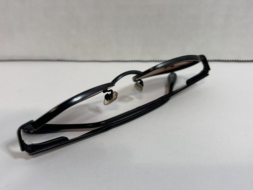 SERENGETI TREK 6413 BLACK ROSE TONE CRYSTAL SLEEK OVAL FLEX HINGES SUNGLASSES - Picture 4 of 9