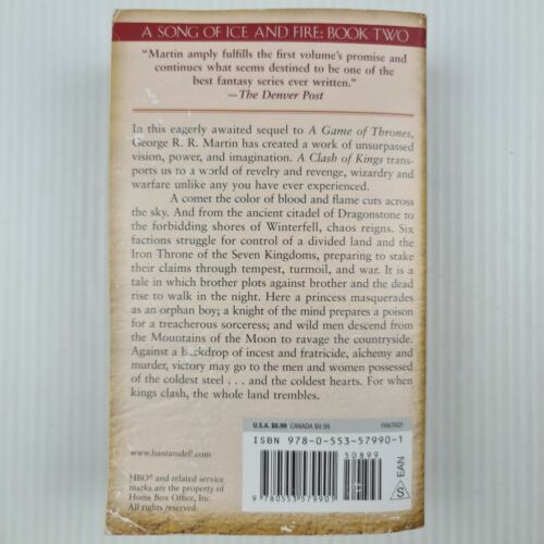 A Clash of Kings by George R.R. Martin A Song of Ice and Fire Book 2 Paperback - Bild 2 von 8