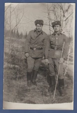 Handsome military guys in uniform, Soviet soldiers. Soviet Vintage Photo USSR