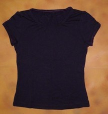NWOT Major Motion Dancewear Eggplant Purple Cap Sleeve Shirt Top Ladies Sm Adult