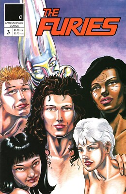 Vintage Carbon-Based Comics The Furies Comic Book #3 (1996) High Grade